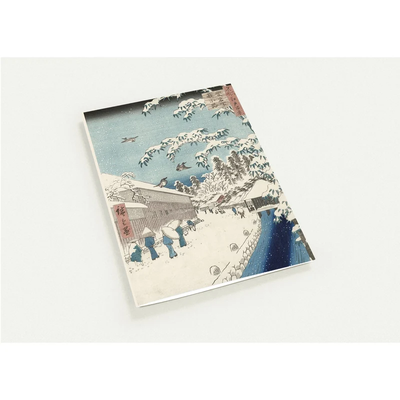 10 Karten mit Winterlandschaft