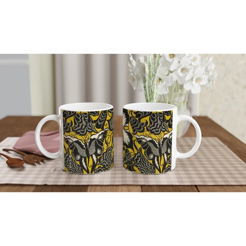 Keramiktasse Schwalbenschwanz