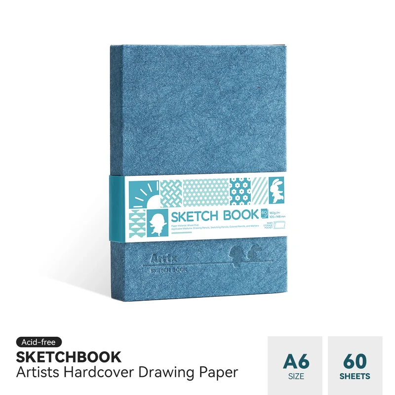 Arrtx Sketchbook A6 Artists Hardcover Drawing Paper