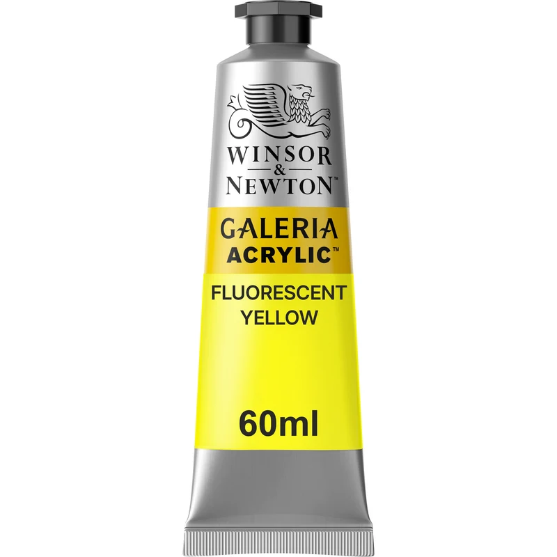 Winsor and Newton - Galeria Acrylic Colour - 60ml - Fluorescent Yellow