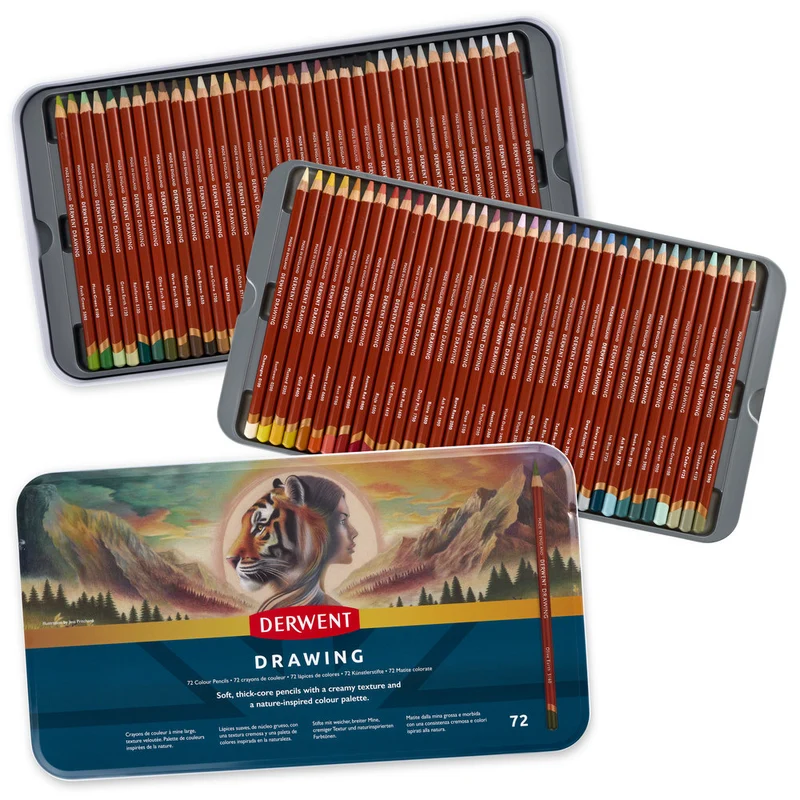 Derwent - Drawing Pencil - 72 Tin