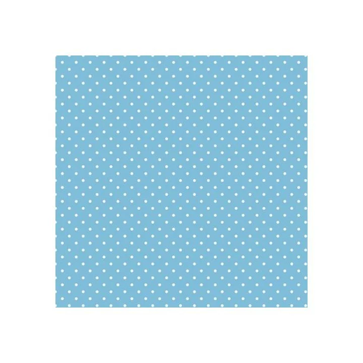 Decoupage Napkins - White Dots on Blue - 1 pc