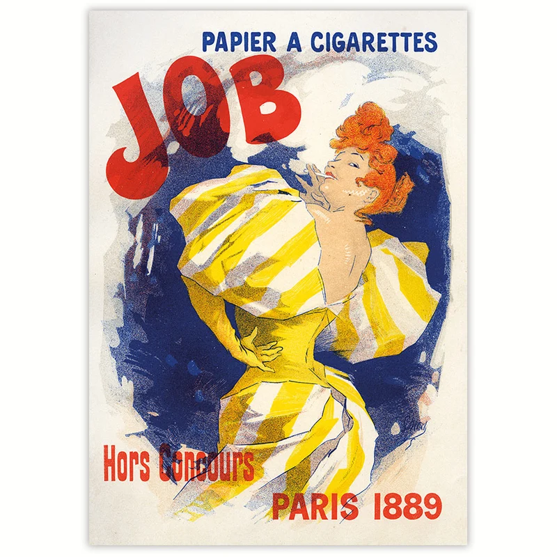 Werbeplakat 1889 - JOB: Papier à Cigarettes