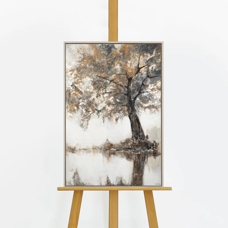 Handgemaltes Naturbild "Lyrischer Baum"