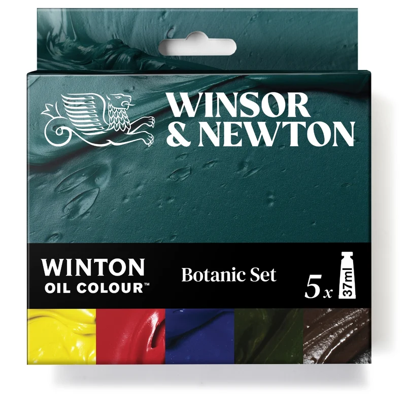 Winsor and Newton - Winton Oil Colour - 5x37ml - Botanic set