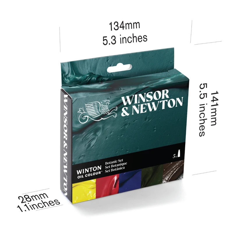Winsor and Newton - Winton Oil Colour - 5x37ml - Botanic set