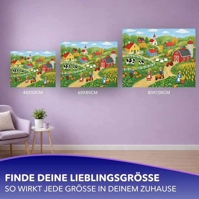 Malen nach Zahlen - Ernteglück