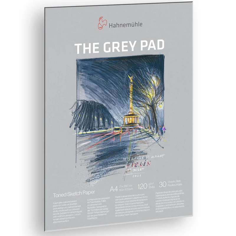 Hahnemuhle - Grey Paper Sketch Pad A4
