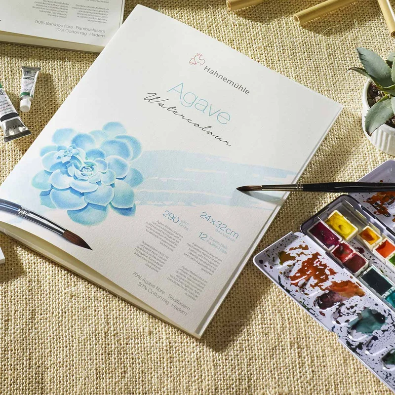 Hahnemuhle - Agave Watercolour Block Cold Pressed 290gsm A3
