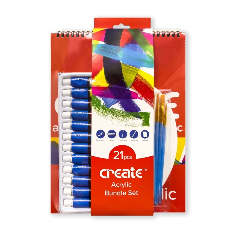 Create - Acrylic Bundle 21 piece Set