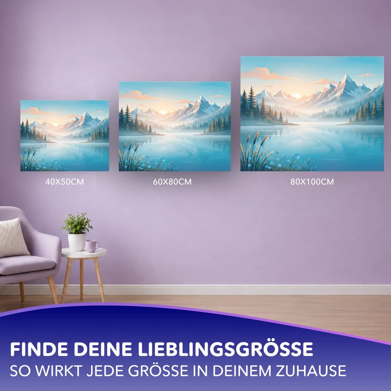 Malen nach Zahlen - Wenn der Morgen erwacht