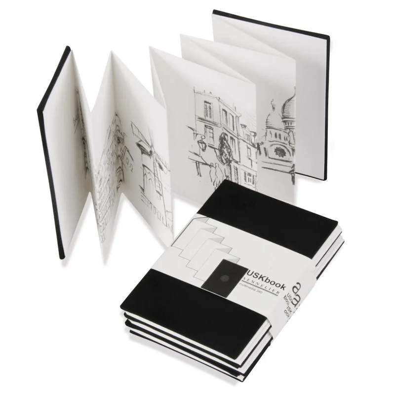 Urban Sketch Book Concertina A6 Multimedia 340gsm