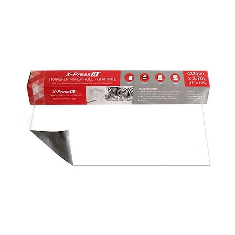 Transfer Paper Roll Graphite 432mm x 3.7m