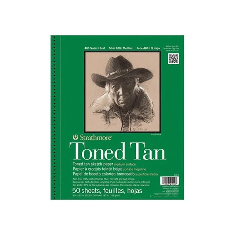 Toned Tan 400 Series Wire Bound Sketchbook