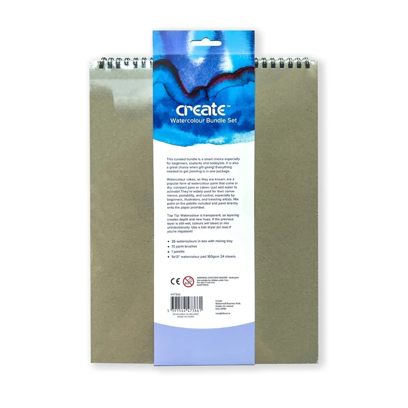 Create - Watercolour Painting 48 piece Set