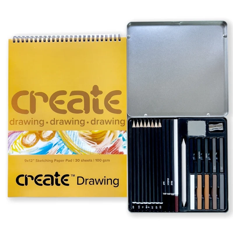 Create - Drawing & Sketching 27 piece Set