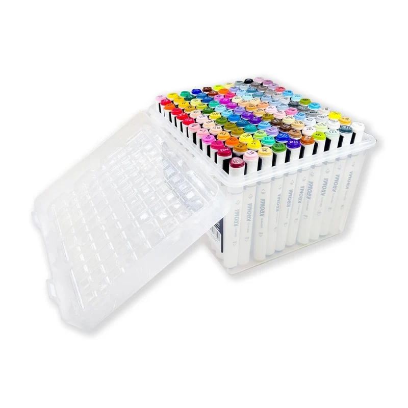 Elements - Alcohol Markers - Kroma 120 piece Set with Storage Box