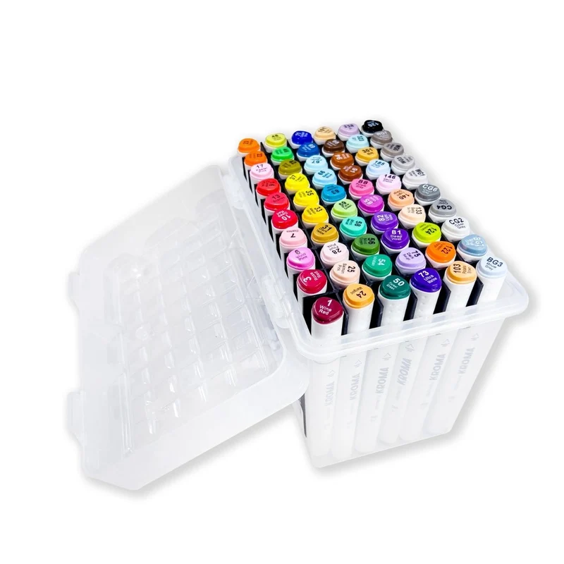 Elements - Alcohol Markers - Kroma 60 piece Set with Storage Box