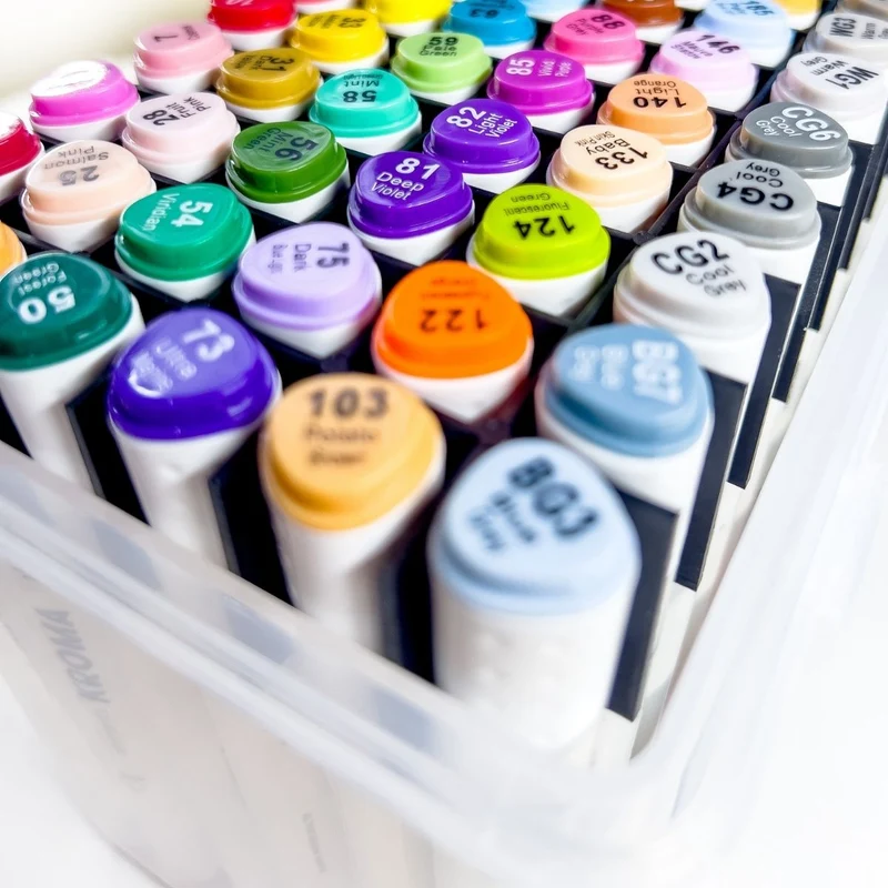 Elements - Alcohol Markers - Kroma 60 piece Set with Storage Box