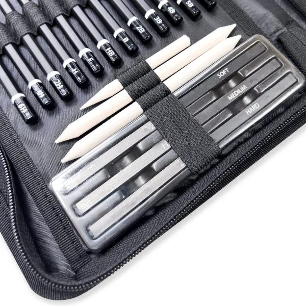 Elements - Sketching Set Zip Wallet 36 piece