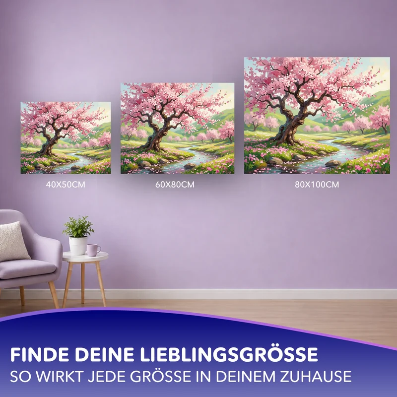 Malen nach Zahlen - Frühlingserwachen