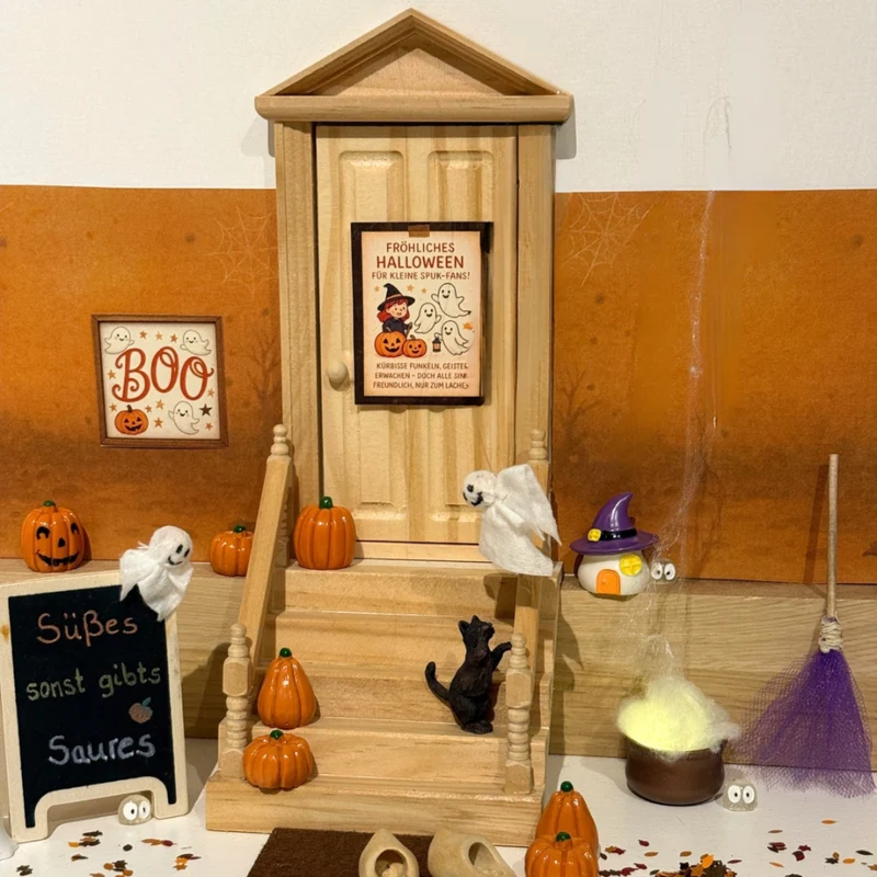 Halloween Deko Hintergrund + Plakate