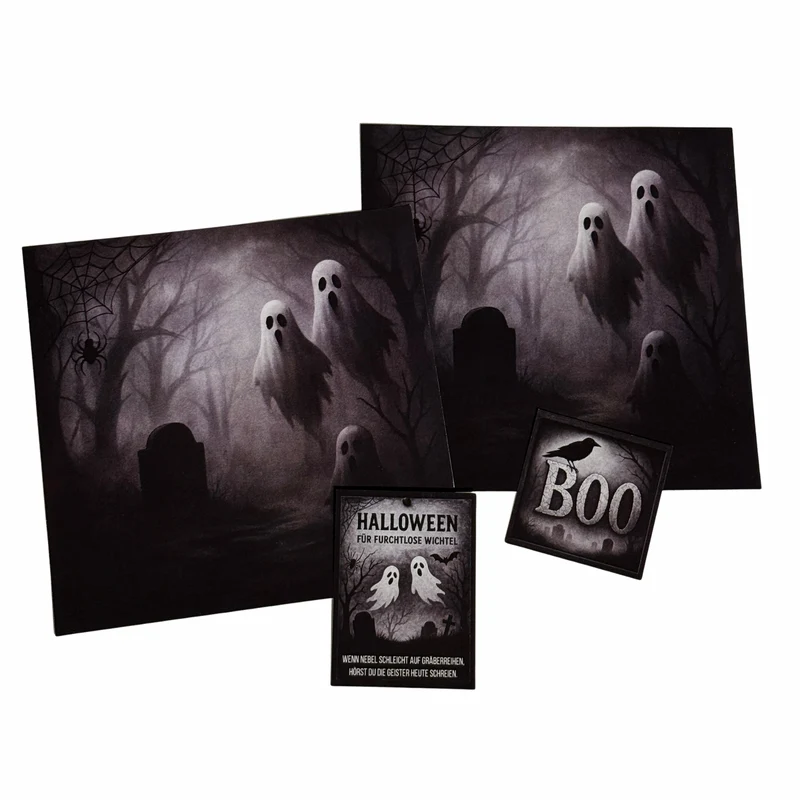 Halloween Deko Hintergrund + Plakate