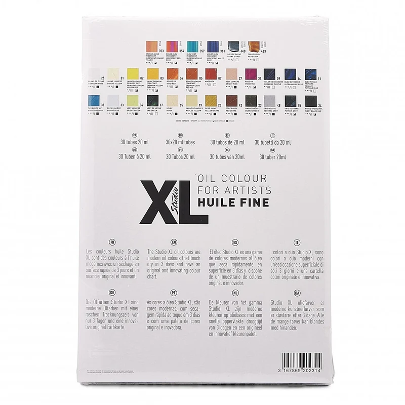 Pebeo - XL Fine Oil Paint set 30x20ml Tubes