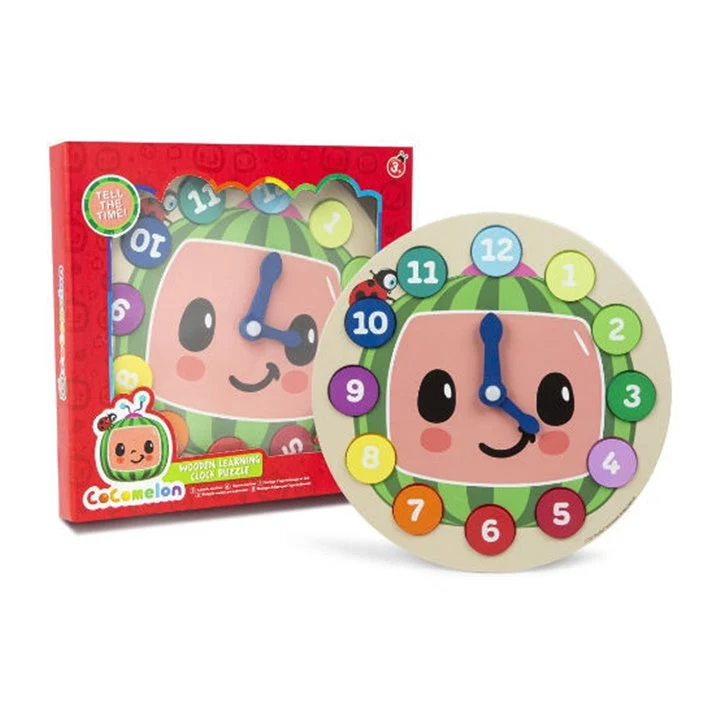 Cocomelon Wooden Clock