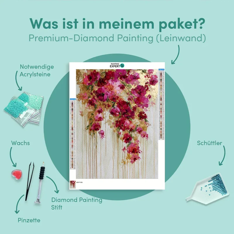 Diamond Painting Blühende Morgendämmerung