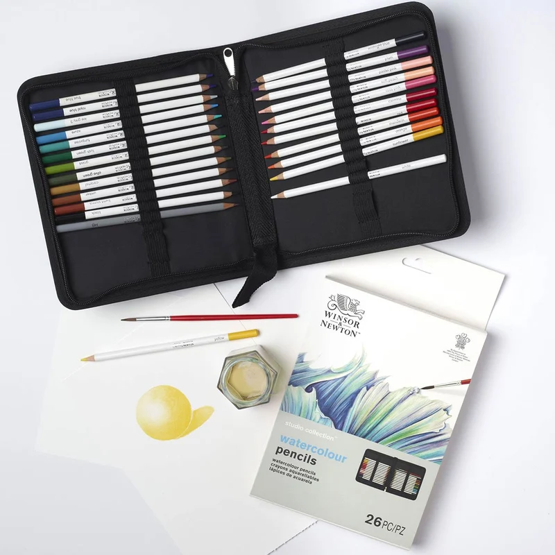 Winsor Newton - Studio Collection Watercolour Pencils Wallet Set