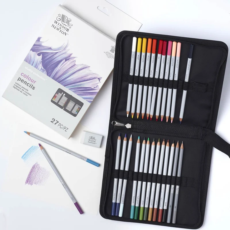 Winsor Newton - Studio Collection Colour Pencils Wallet Set