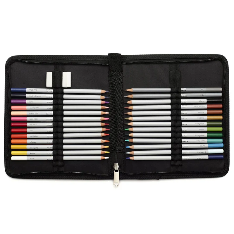 Winsor Newton - Studio Collection Colour Pencils Wallet Set