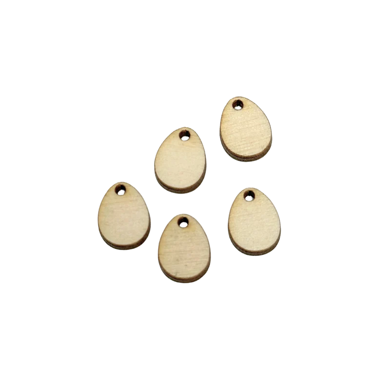 Ostereier Set Holz | 5-teilig | Ideal zum bemalen