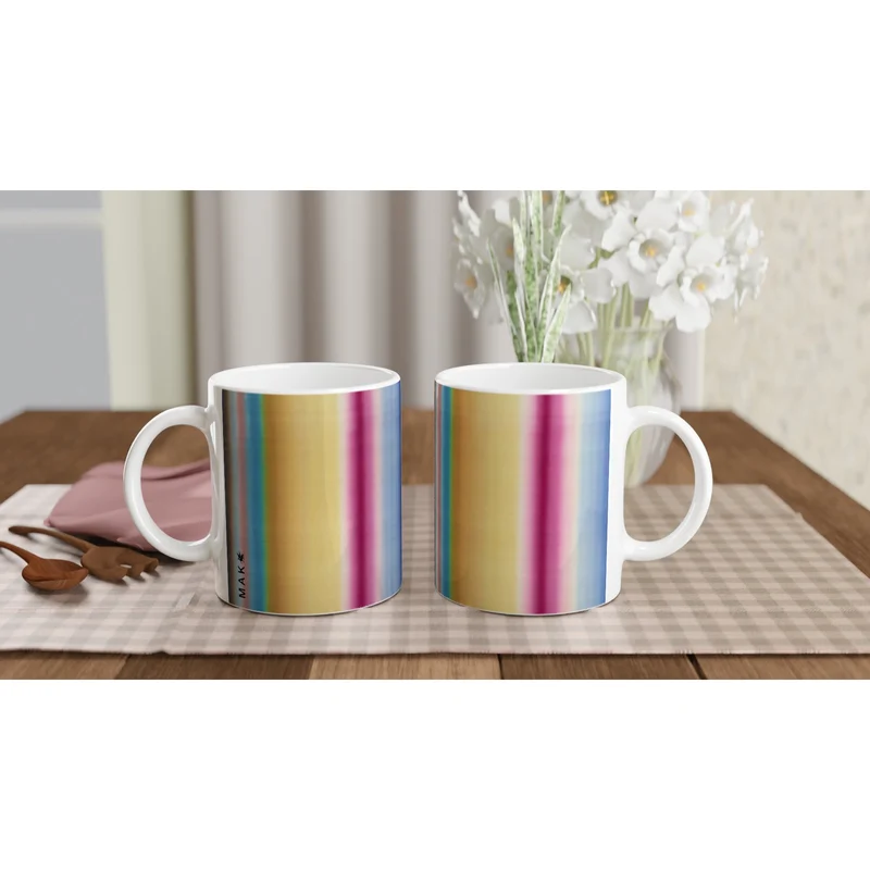 Keramiktasse Regenbogen