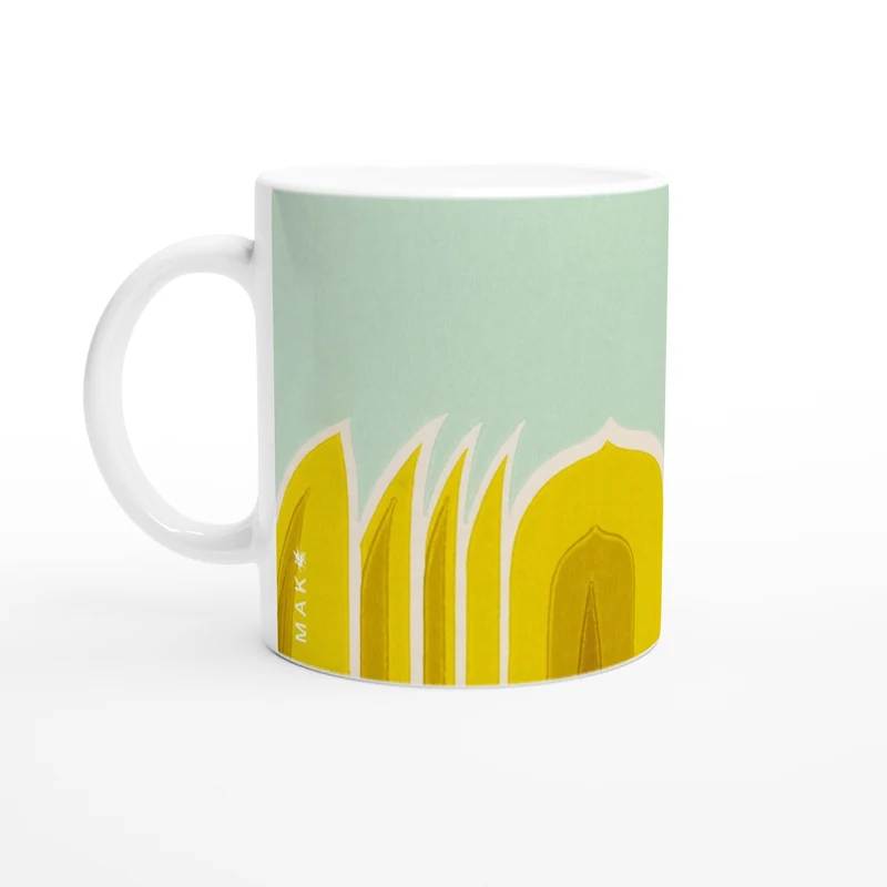 Keramiktasse Schilf