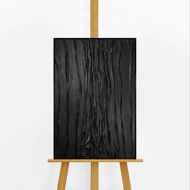 Leinwandbilder handgemalt mit Rahmen "Samt"