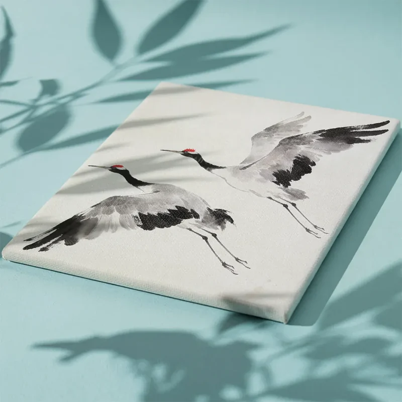 Malen nach Zahlen Zen Cranes I Warm, Chris Paschke Japan