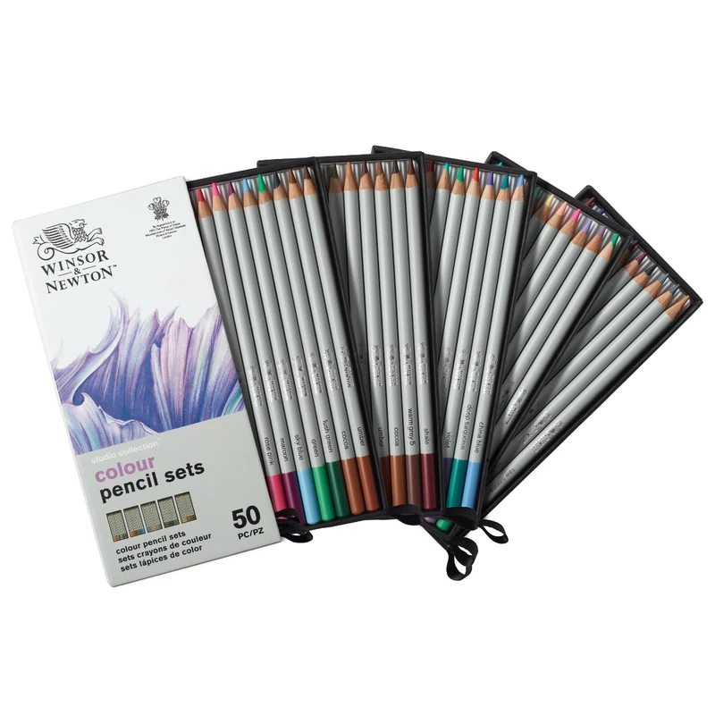 Winsor Newton - Studio Collection Colour Pencils Set of 50
