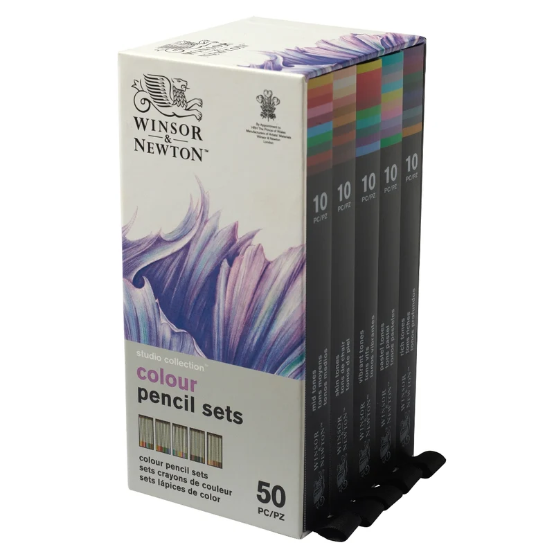 Winsor Newton - Studio Collection Colour Pencils Set of 50