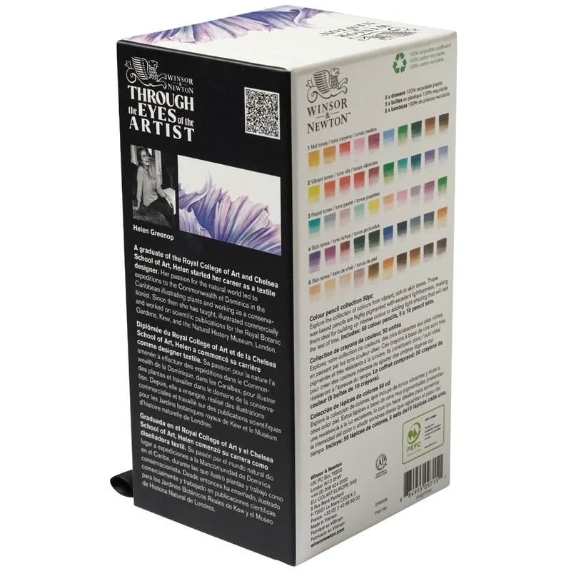 Winsor Newton - Studio Collection Colour Pencils Set of 50