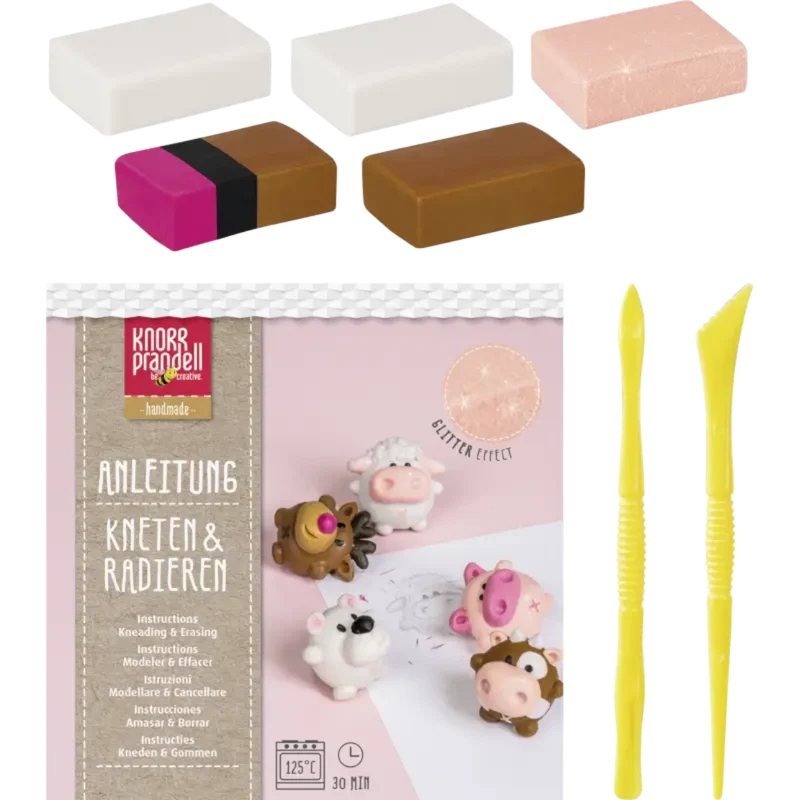 Bastelset Kneten & Radieren Friends - Kreatives Spielvergnügen für Kinder