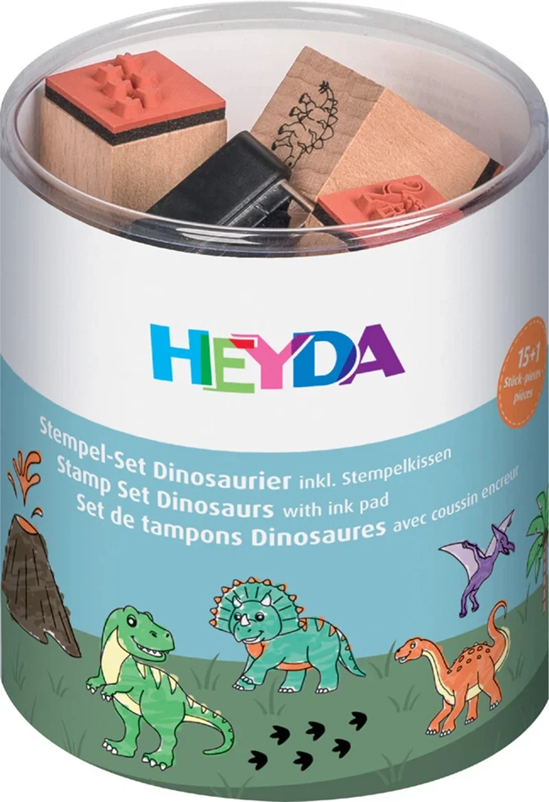 StempelSet Dinos 15S - Kreative Abenteuer für kleine Entdecker