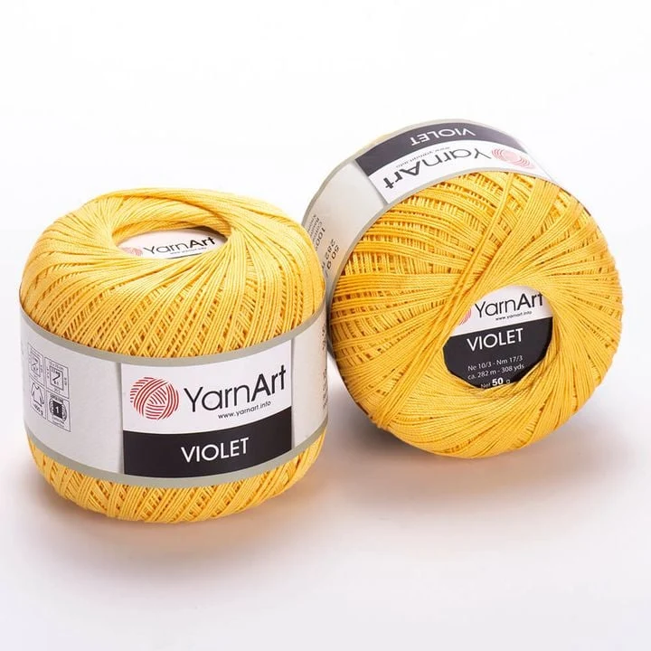 YarnArt Violet Cotton Yarn 50 g