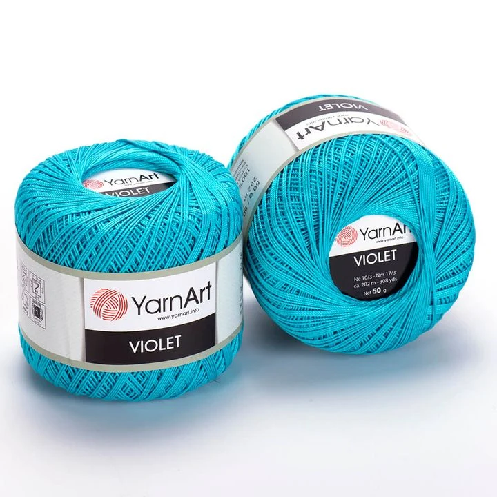 YarnArt Violet Cotton Yarn 50 g