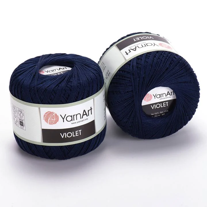 YarnArt Violet Cotton Yarn 50 g