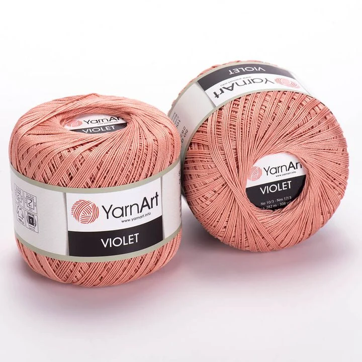 YarnArt Violet Cotton Yarn 50 g