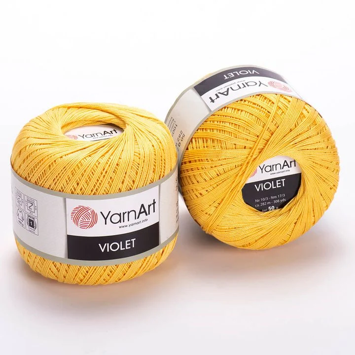 YarnArt Violet Cotton Yarn 50 g