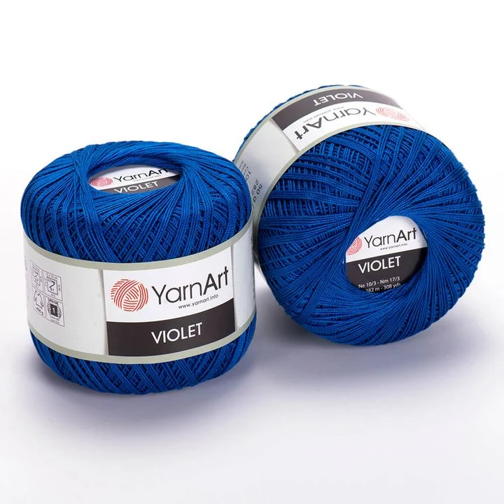 YarnArt Violet Cotton Yarn 50 g