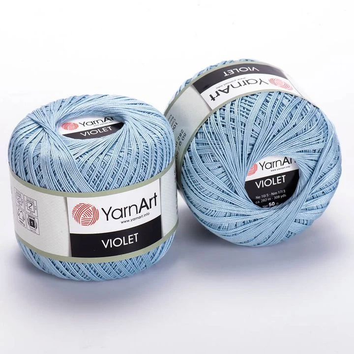 YarnArt Violet Cotton Yarn 50 g